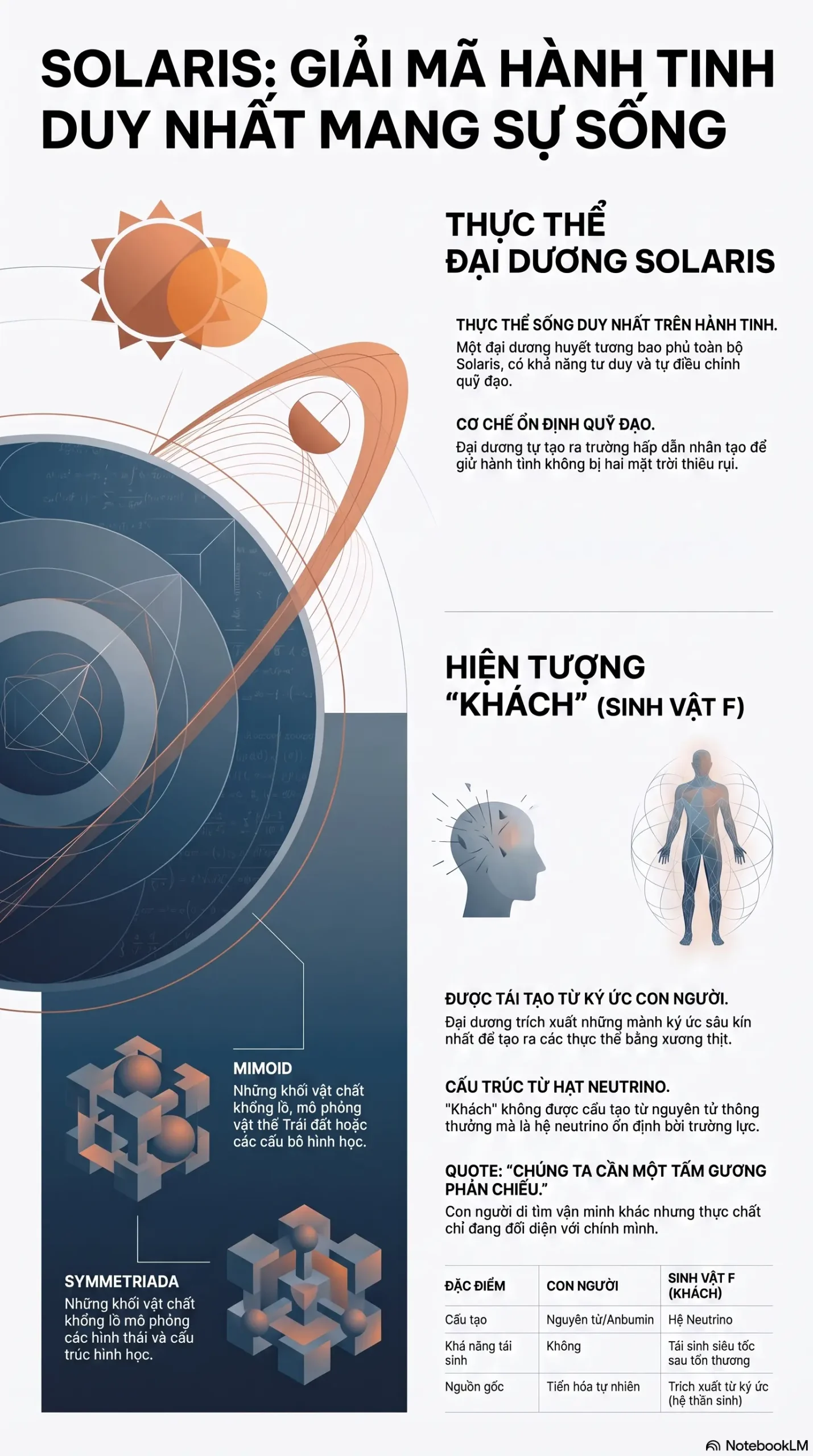 Infographic - [Review] Solaris: Khi Vũ Trụ Là Một Tấm Gương Soi Chiếu Nội Tâm Con Người