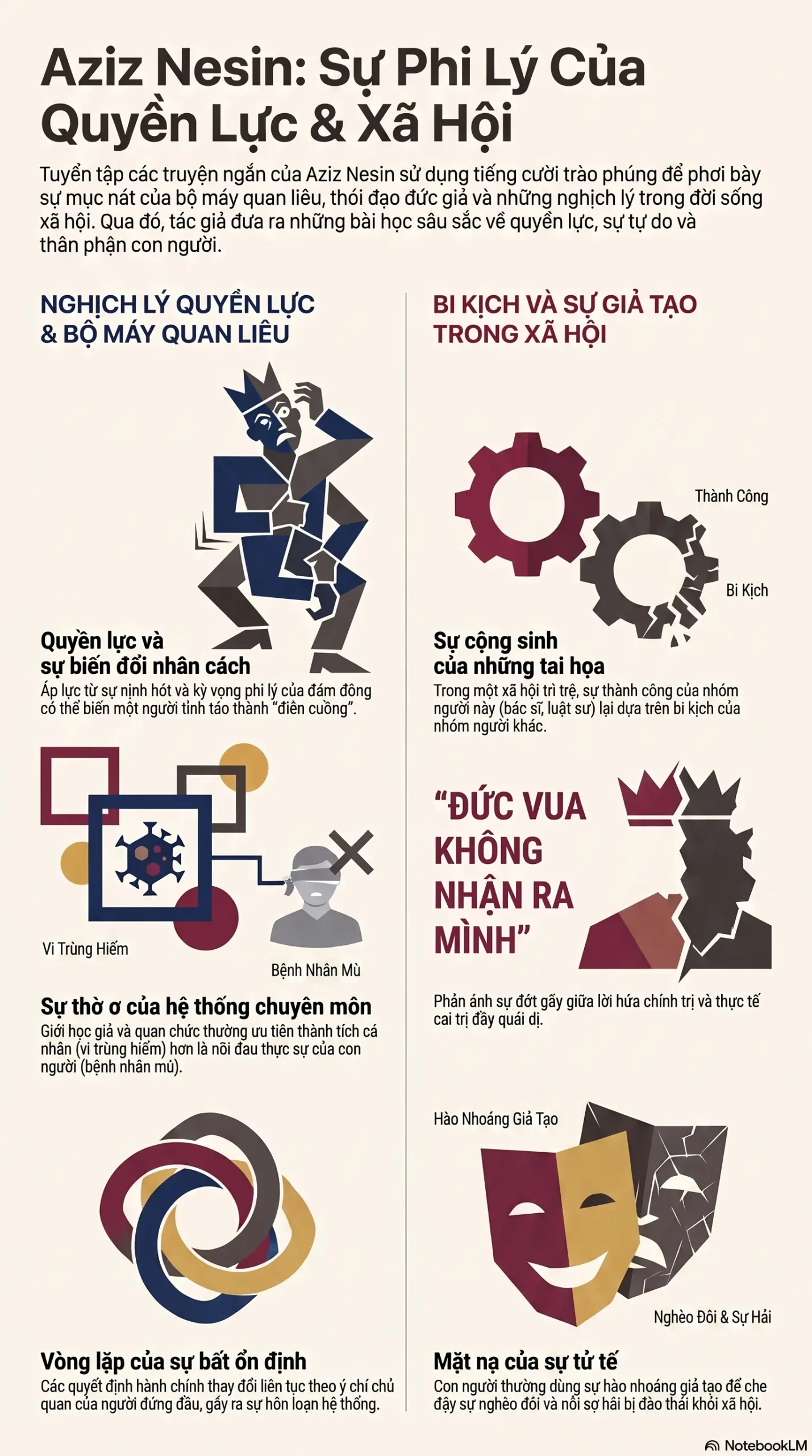 Infographic - Aziz Nesin và
