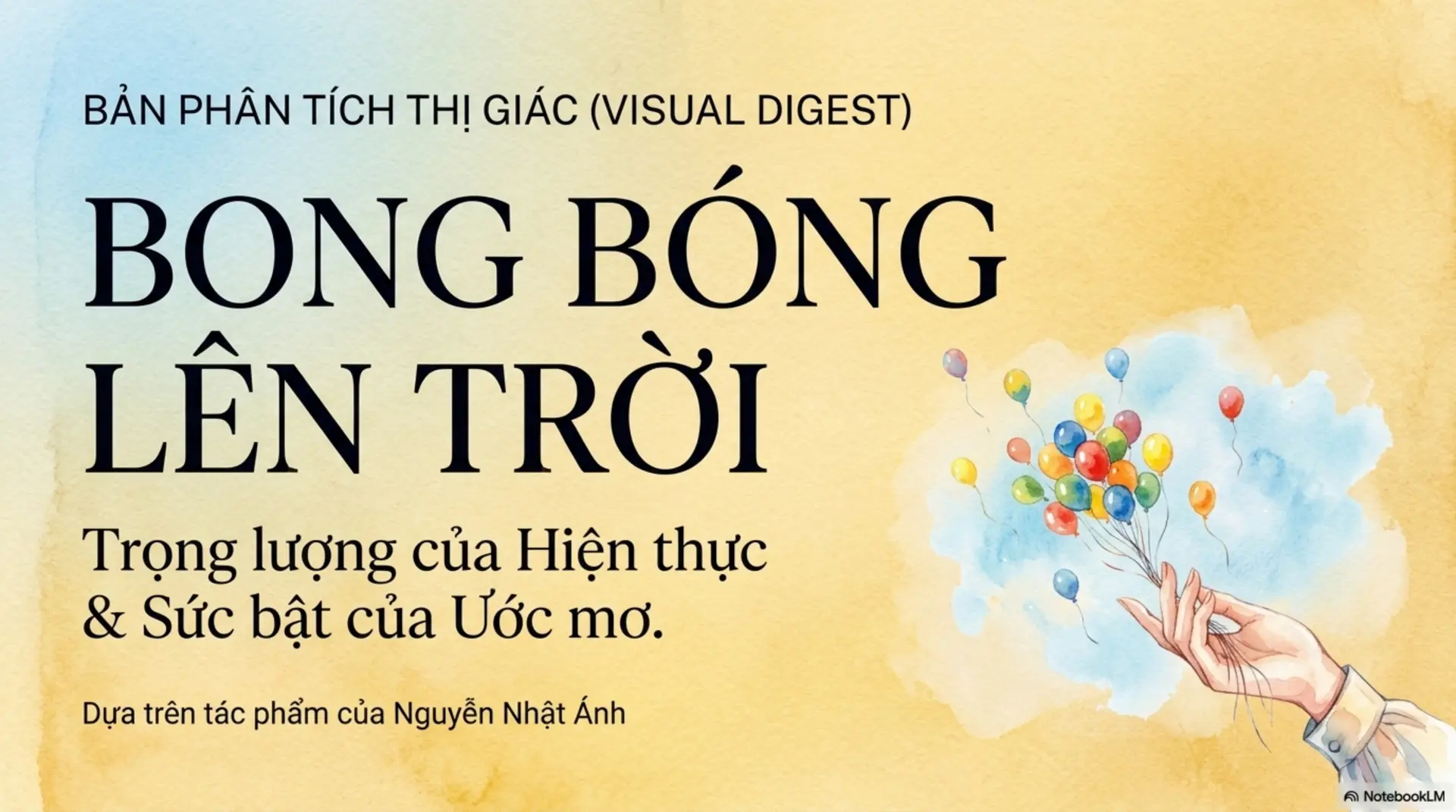 Slide Tóm tắt 1 - [Mecobooks] Bong Bóng Lên Trời: Những Ước Mơ Bay Cao Từ Gánh Nặng Nhọc Nhằn