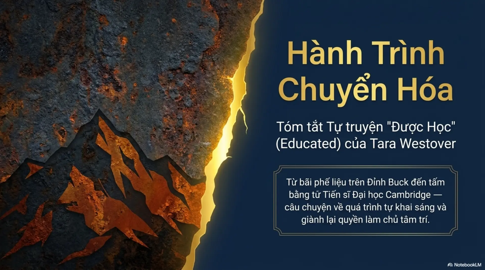 Slide Tóm tắt 1 - Phân tích và Takeaways từ Hồi ký