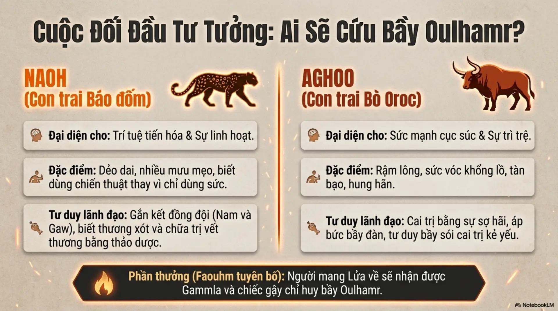 Slide Tóm tắt 3 - Đoạt Lửa: Cuộc Chiến Sinh Tồn Và Khát Vọng Ánh Sáng Của Bình Minh Nhân Loại