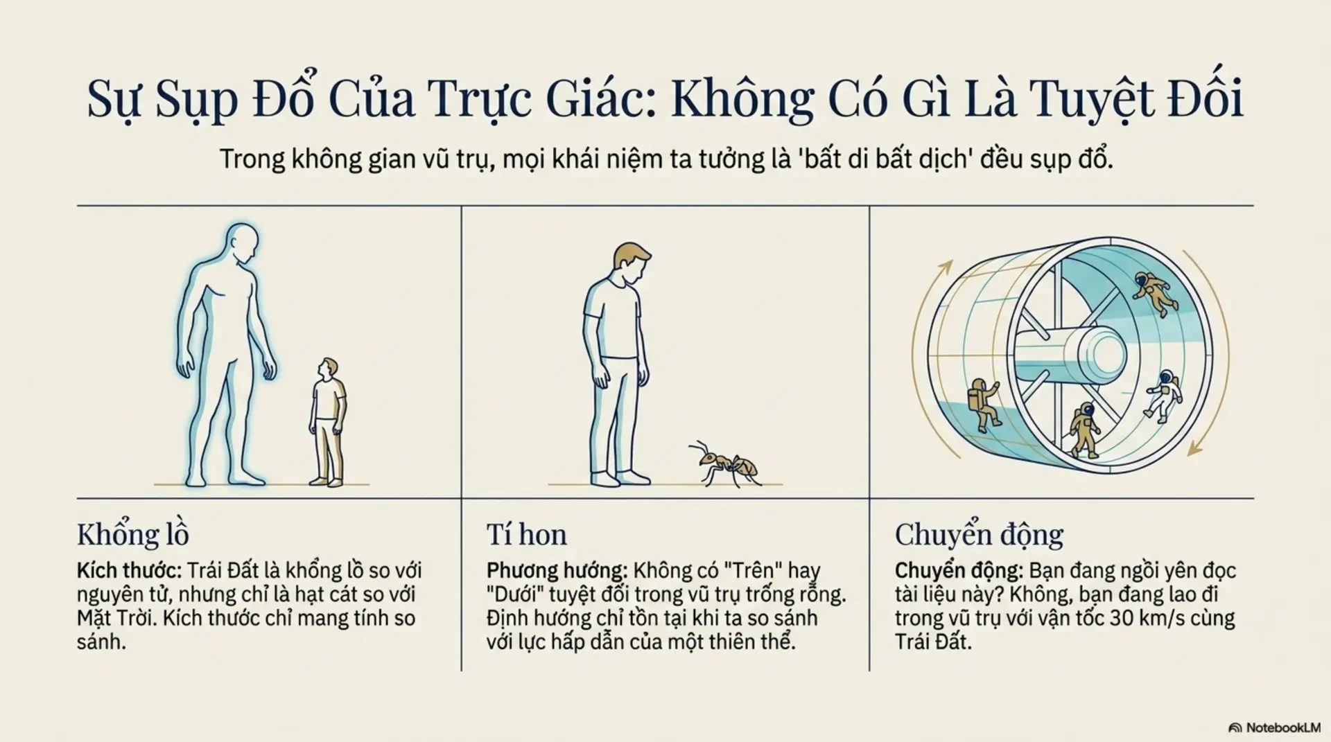 Slide Tóm tắt 3 - Thuyết Tương Đối Cho Mọi Người: Hành Trình Khám Phá Vũ Trụ Qua Tư Duy Einstein