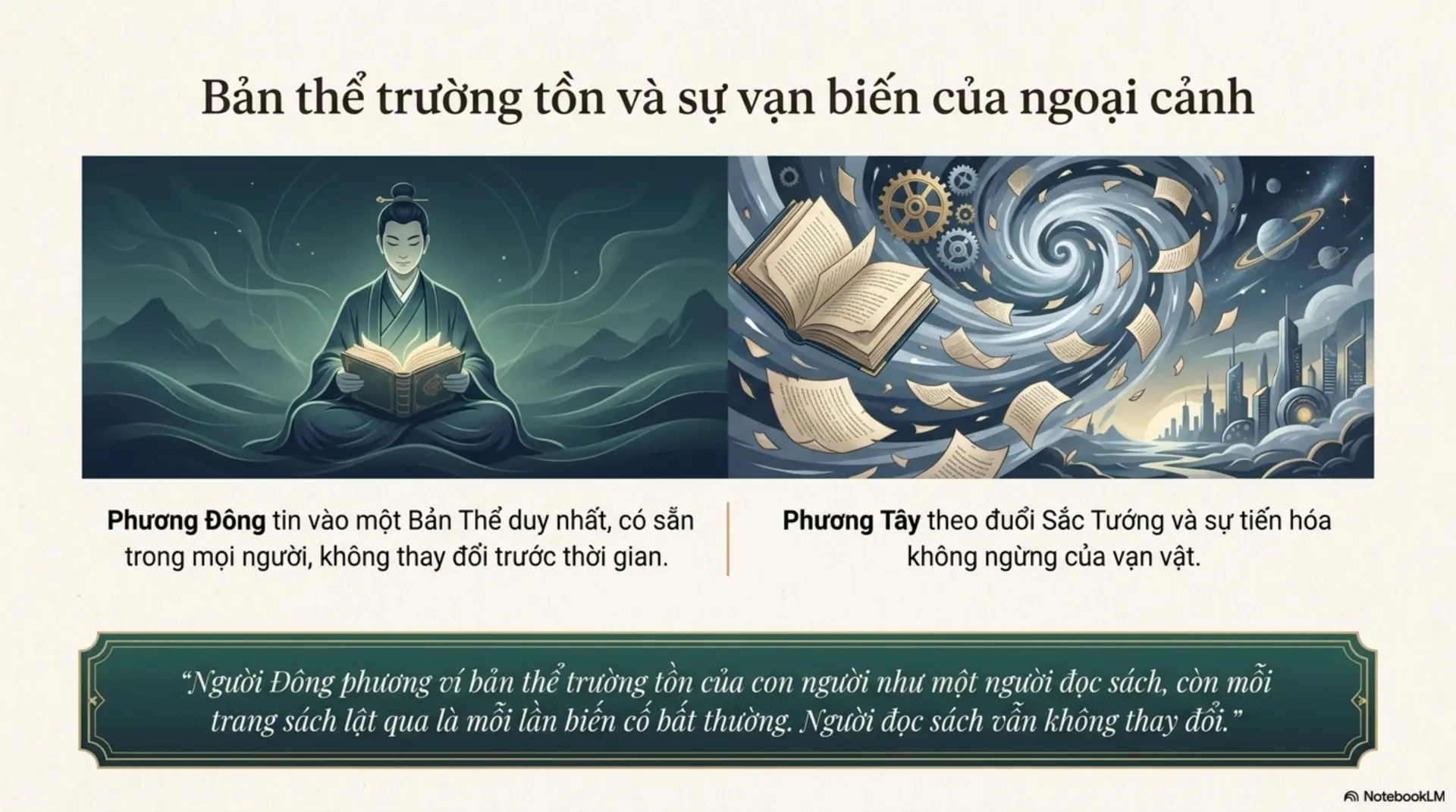 Slide Tóm tắt 4 - Văn Minh Đông Phương và Tây Phương: Tìm Lại Điểm Cân Bằng Trong