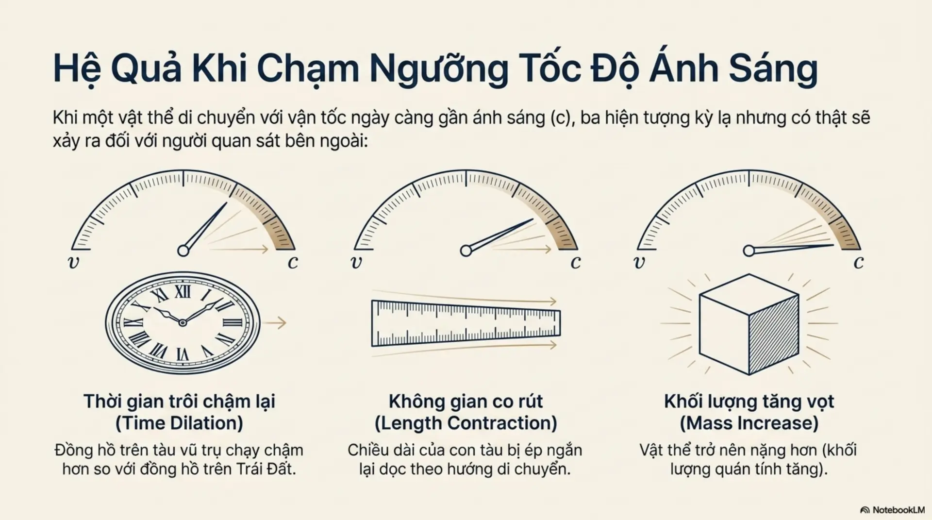 Slide Tóm tắt 7 - Thuyết Tương Đối Cho Mọi Người: Hành Trình Khám Phá Vũ Trụ Qua Tư Duy Einstein