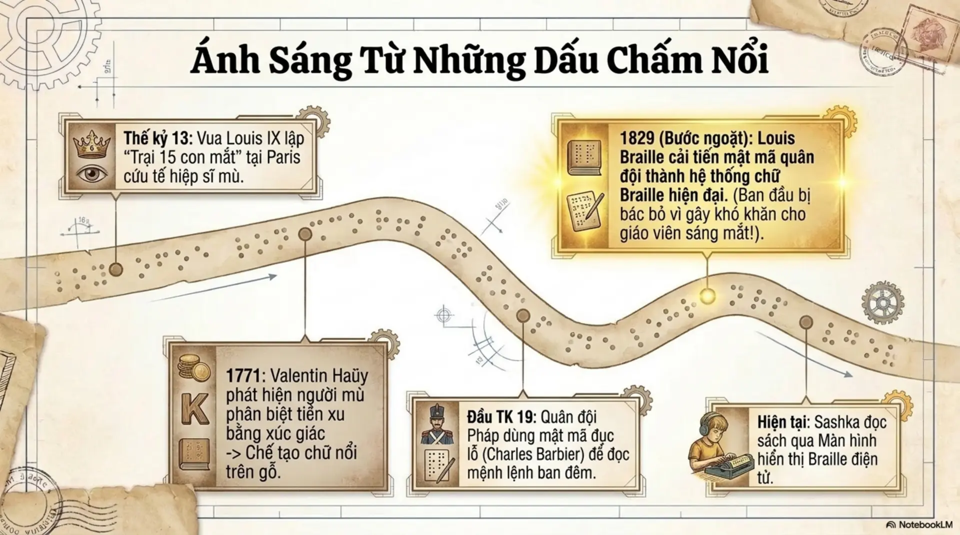 Slide Tóm tắt 8 - Chó Dẫn Đường Phiêu Lưu Ký: Thế Giới Qua Đôi Mắt Trung Thành và Trái Tim Sống động