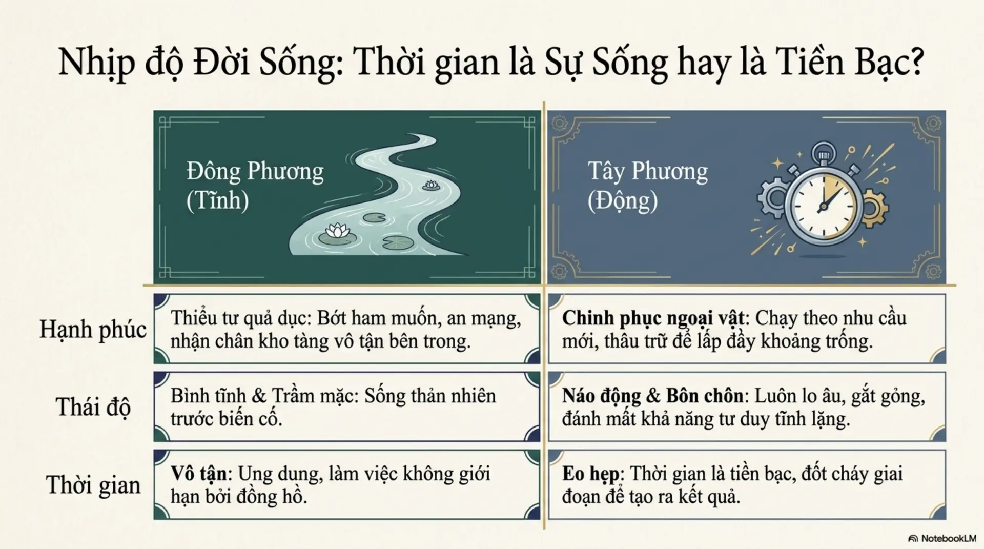Slide Tóm tắt 8 - Văn Minh Đông Phương và Tây Phương: Tìm Lại Điểm Cân Bằng Trong