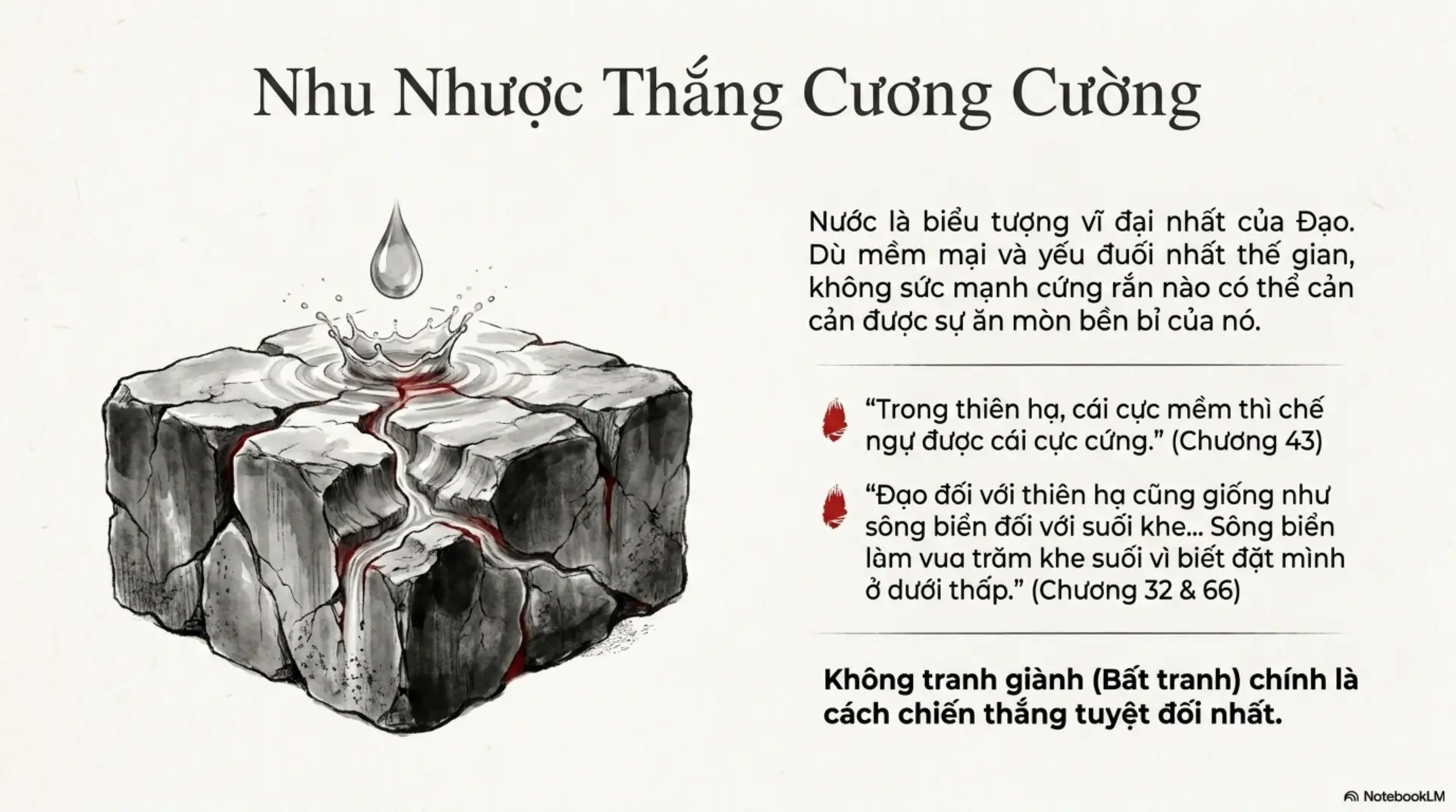 Slide Tóm tắt 9 - Lão Tử và Đạo Đức Kinh: Hành Trình Tìm Về Bản Nguyên Giữa Vũ Trụ Sách Mecobooks