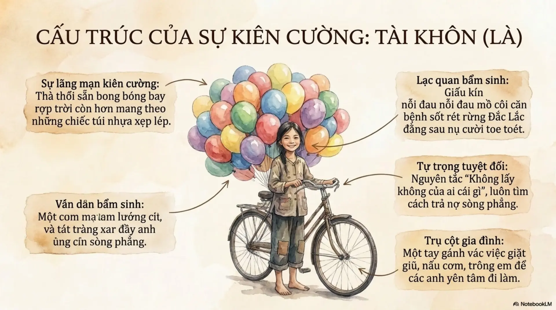 Slide Tóm tắt 9 - [Mecobooks] Bong Bóng Lên Trời: Những Ước Mơ Bay Cao Từ Gánh Nặng Nhọc Nhằn