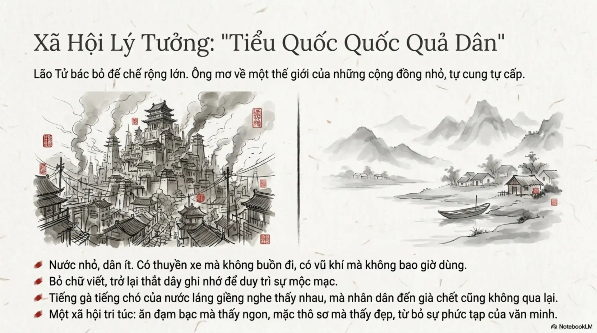 Slide Tóm tắt 11 - Lão Tử và Đạo Đức Kinh: Hành Trình Tìm Về Bản Nguyên Giữa Vũ Trụ Sách Mecobooks