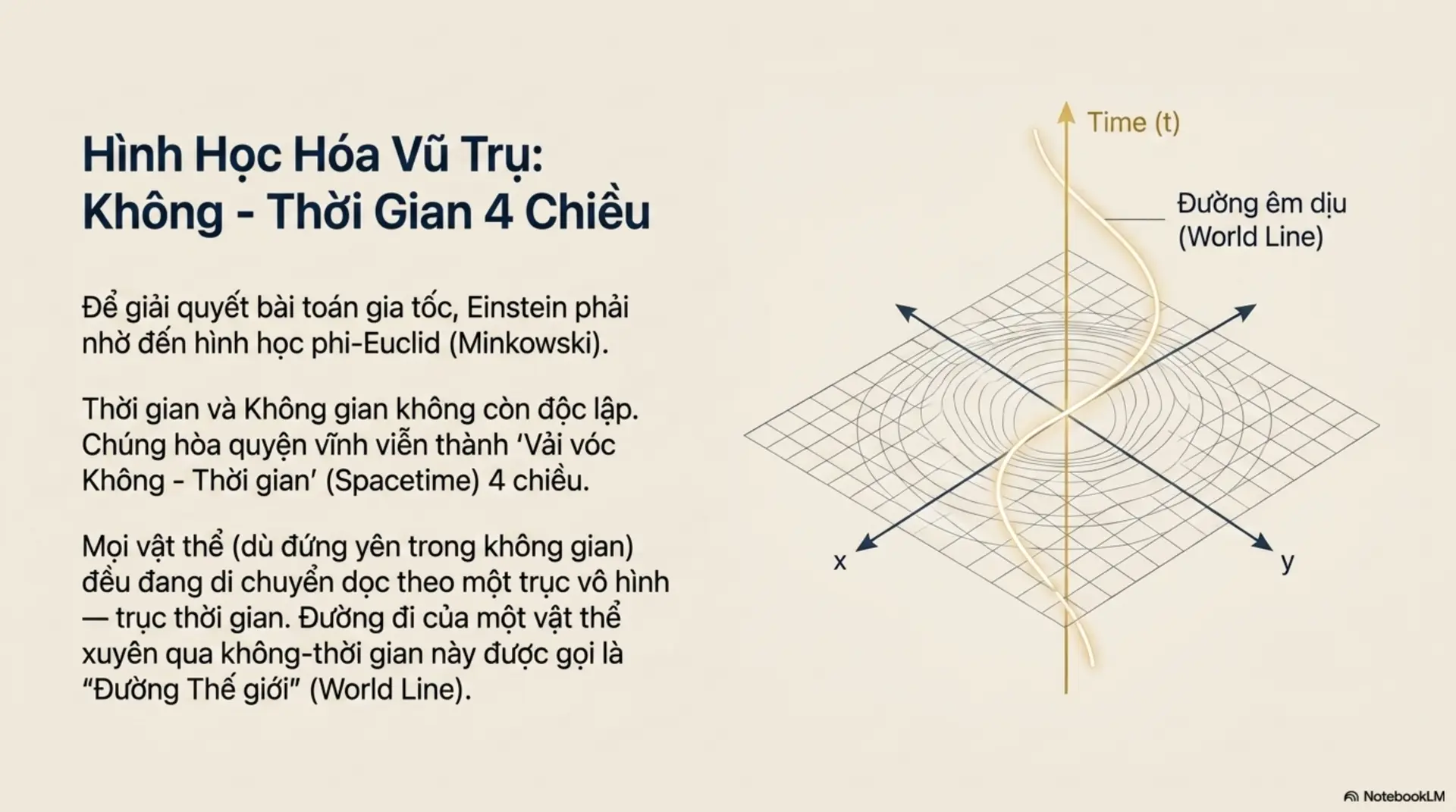 Slide Tóm tắt 12 - Thuyết Tương Đối Cho Mọi Người: Hành Trình Khám Phá Vũ Trụ Qua Tư Duy Einstein