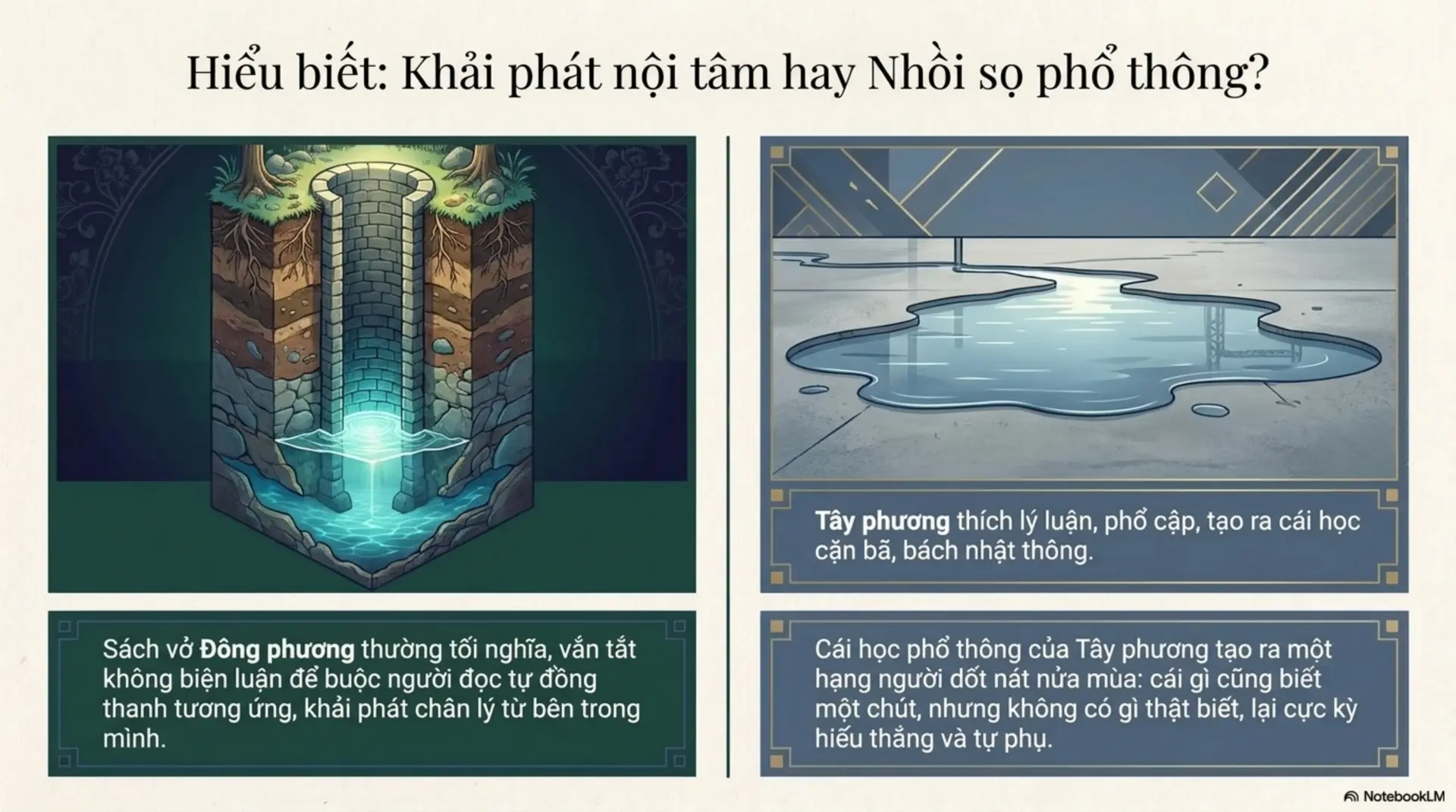 Slide Tóm tắt 12 - Văn Minh Đông Phương và Tây Phương: Tìm Lại Điểm Cân Bằng Trong