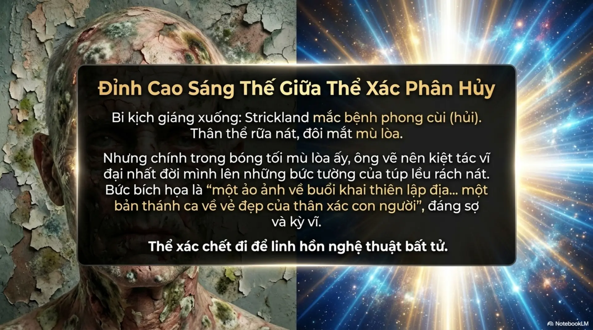 Slide Tóm tắt 13 - Mặt Trăng Và Đồng Sáu Xu: Khi Tiếng Gọi Nghệ Thuật Phá Vỡ Mọi Xiềng Xích