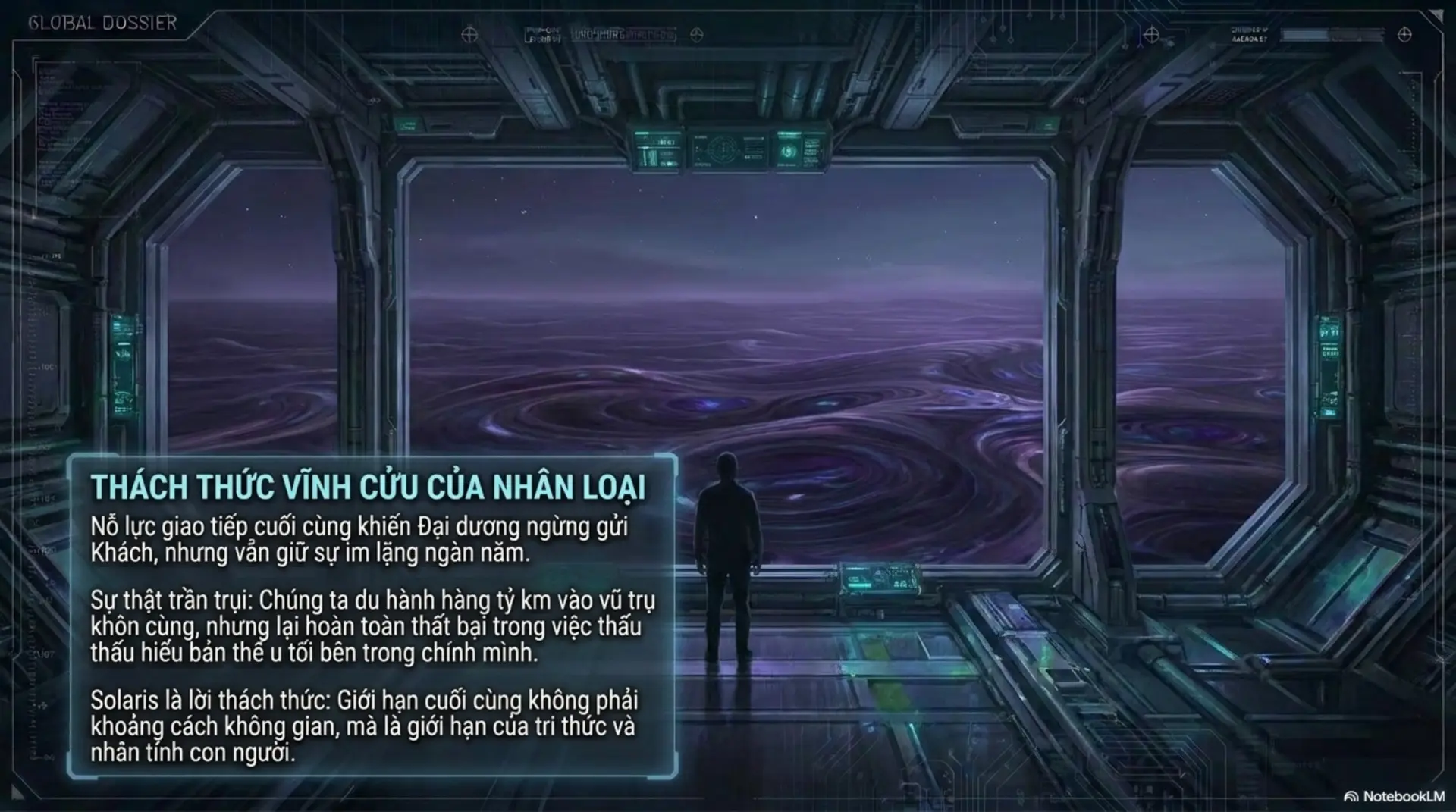 Slide Tóm tắt 16 - [Review] Solaris: Khi Vũ Trụ Là Một Tấm Gương Soi Chiếu Nội Tâm Con Người