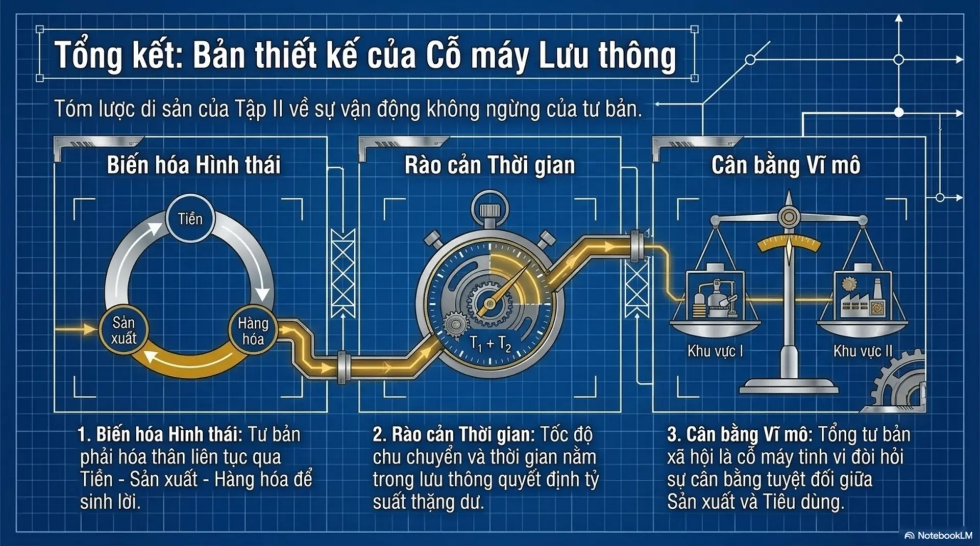 Slide Tóm tắt 16 - Tư Bản Quyển II: Hành Trình Của Những Đồng Tiền 