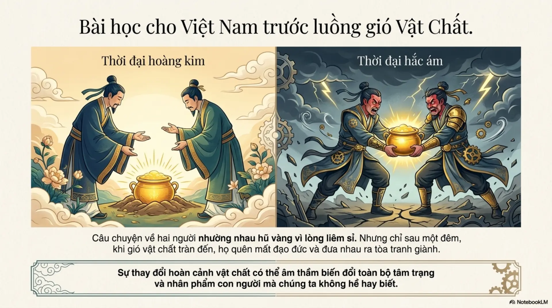 Slide Tóm tắt 16 - Văn Minh Đông Phương và Tây Phương: Tìm Lại Điểm Cân Bằng Trong